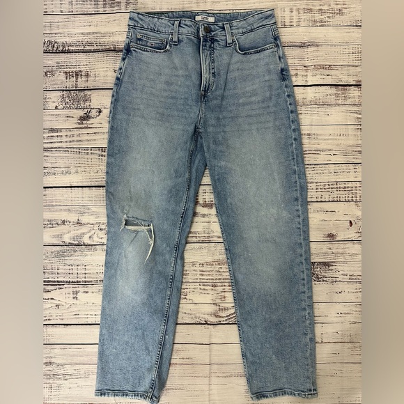 Tommy Hilfiger Julie Ultra High Rise‎ Distressed Jeans Sz. 30 - Picture 1 of 12